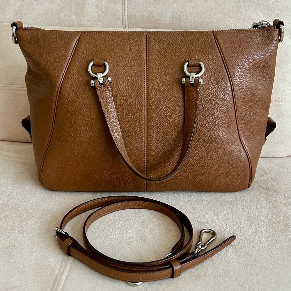 Coach Classy Leather Large Carryall, Tote, Work Bag, Crossbody, Vacation Bag - Picture 5 of 16